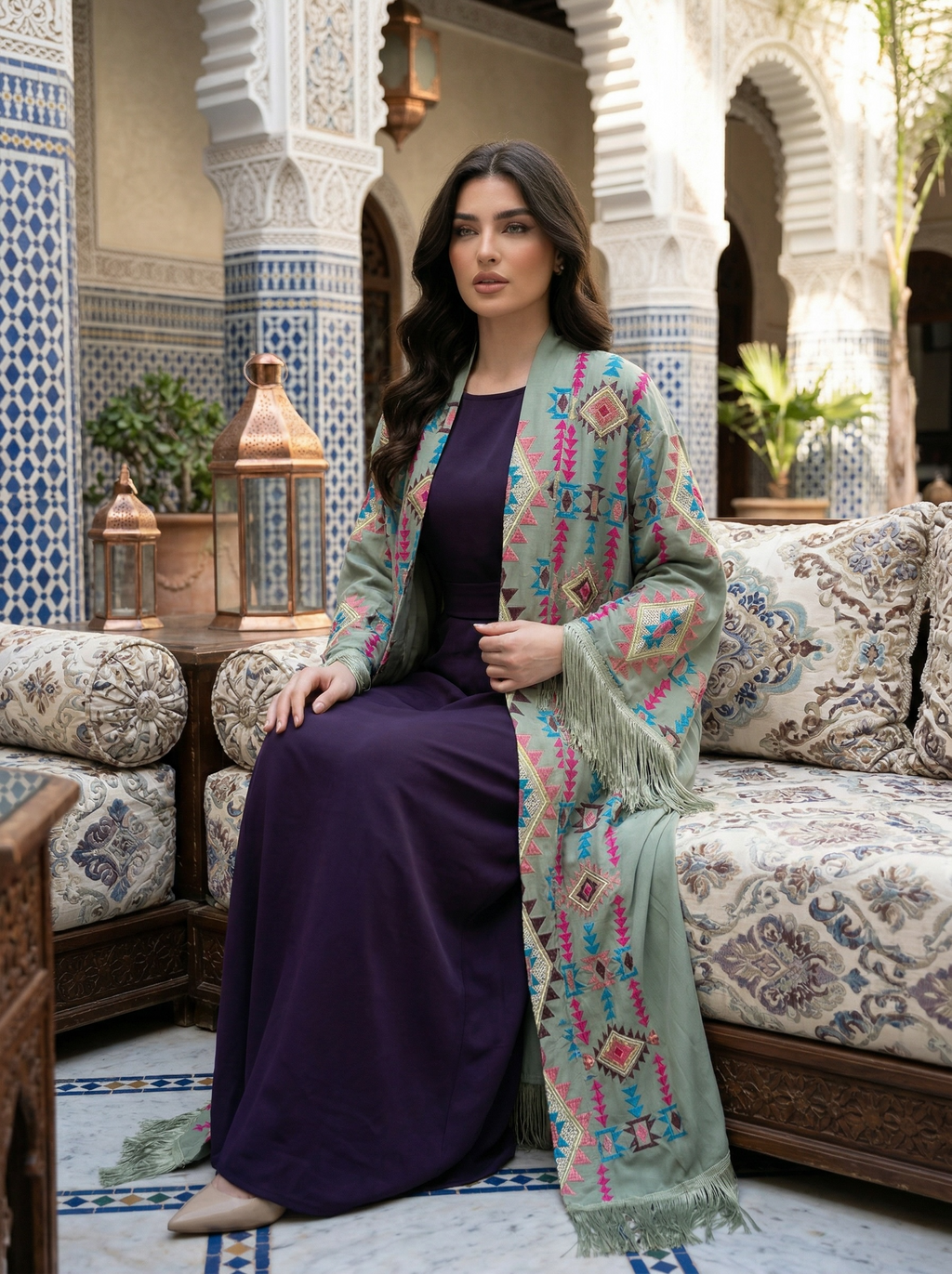 Azmira Sage abaya