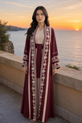 Sultanah Embroidered Abaya Set