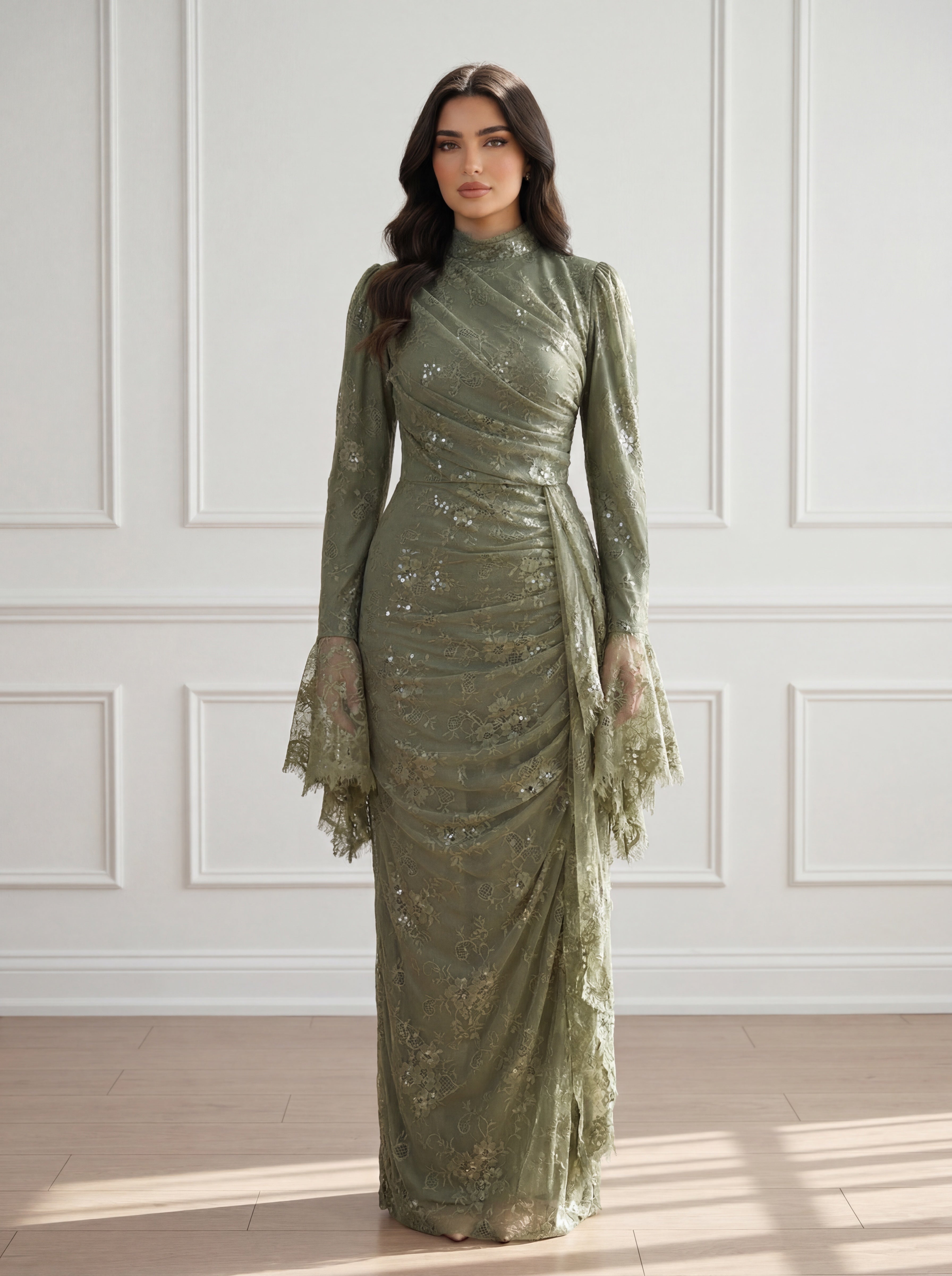 Green dress