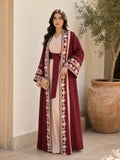 Aurum Abaya - Burgundy