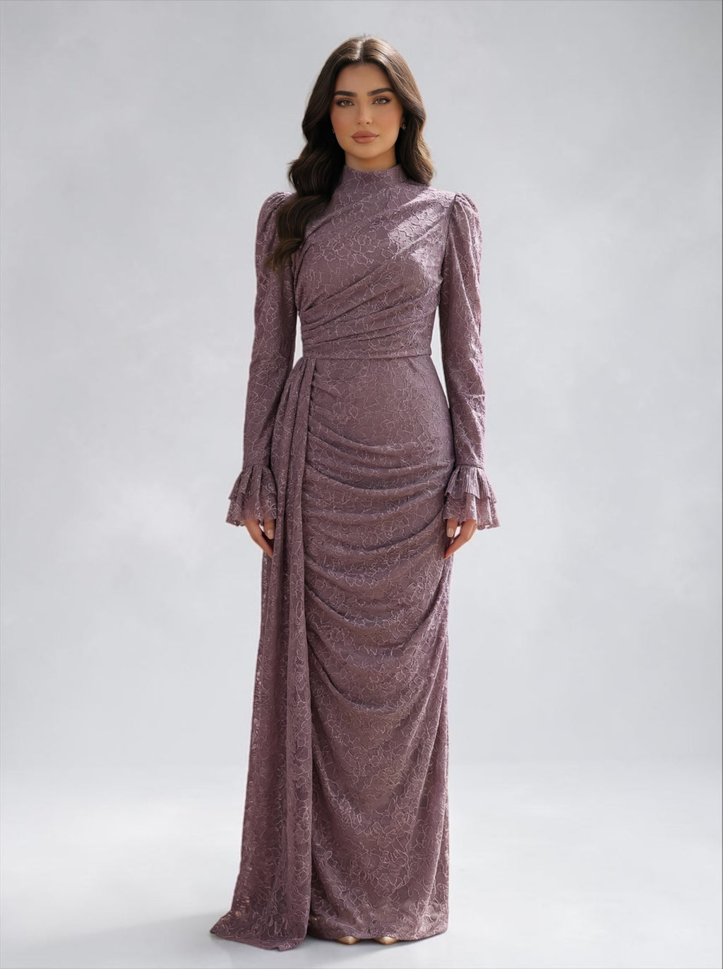 Mauve Lace Dress