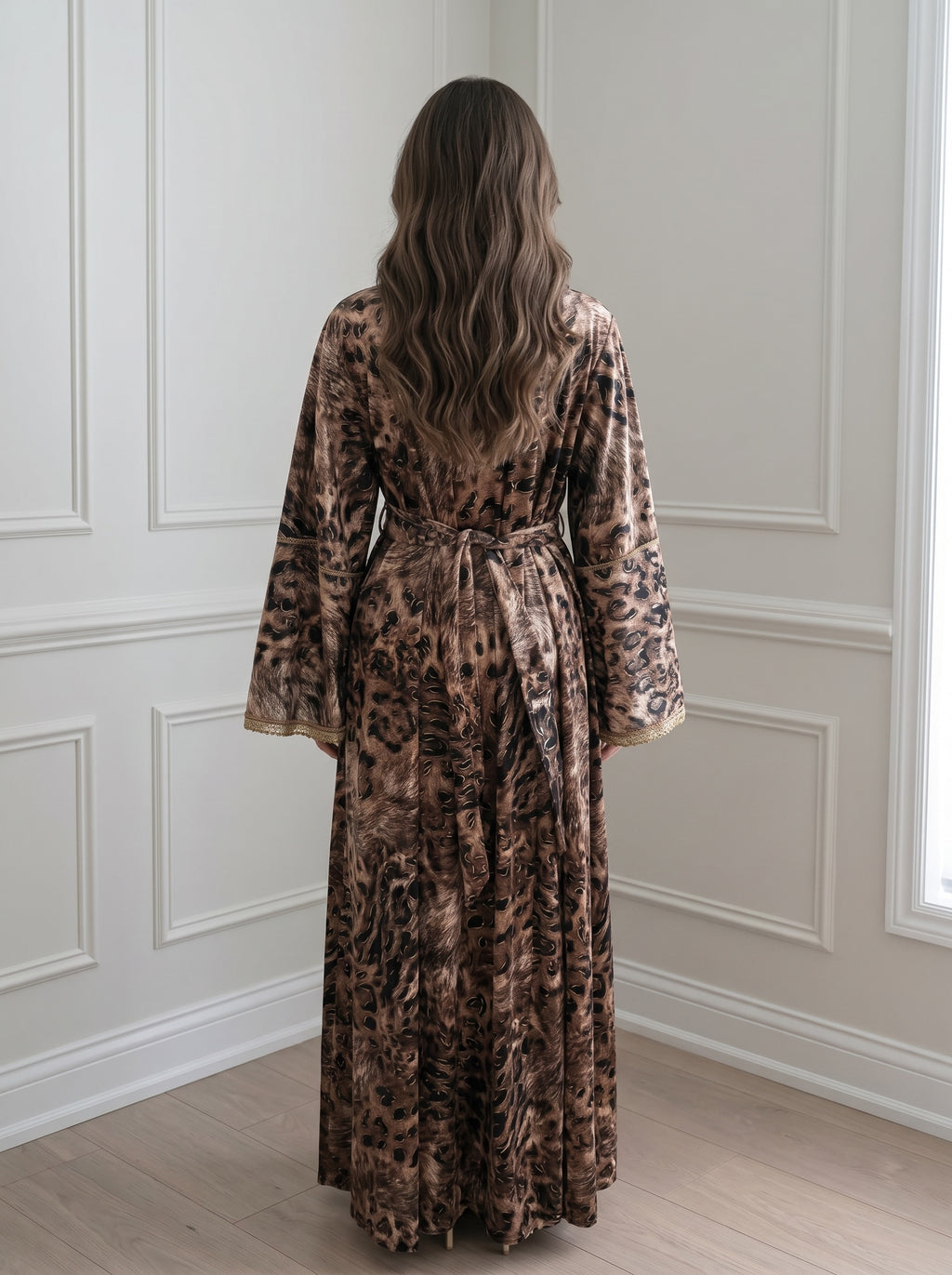 Velvet Bedouin Embroidered Kaftan